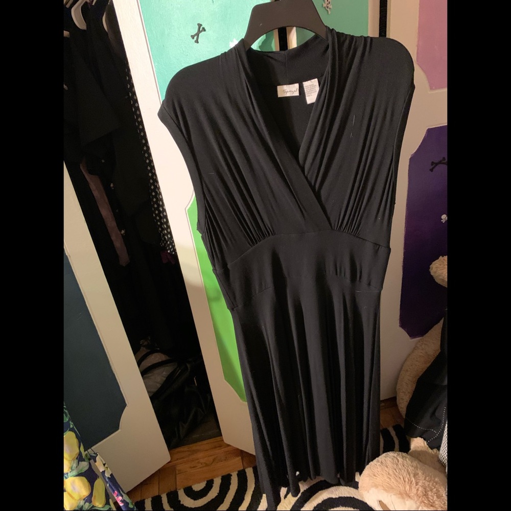 black dress